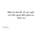 Bài giảng Một số chủ đề về Xác suất