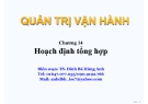  Phương pháp hoạch định tổng hợp