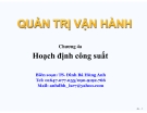  Hoạch định công suất