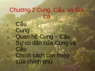 Bài giảng Cung, Cầu, và Giá Cả