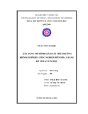 Luận văn:XÂY DỰNG MÔ HÌNH GIÁM SÁT MÔI TRƯỜNG KHÔNG KHÍ KHU CÔNG NGHIỆP BIÊN HÒA 1 BẰNG KỸ THUẬT TIN HỌC