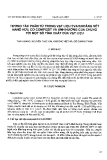 Báo cáo "Tương tác phân tử trong vật liệu EVA/khoáng sét nano hữu cơ cômpzit và ảnh hưởng của chúng tới một số tính chất của vật liệu "