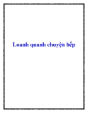 Loanh quanh chuyện bếp