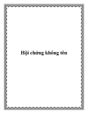 Hội chứng không tên