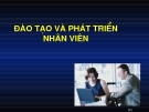 Bài giảng Quản trị nguồn nhân lực ( Lê Thị Thảo) - Chương 5 Đào tạo và phát triển nhân viên