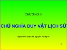 Bài giảng C.nghĩa duy vật lịch sử