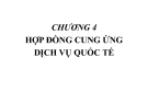 Hợp đồng cung ứng dịch vụ quốc tế