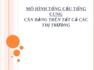 Mô hình tổng cầu tổng cung cân bằng trên tất cả các thị trường