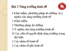  Kinh tế vĩ mô - Bài 3