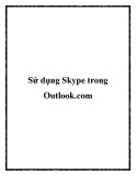 Sử dụng Skype trong Outlook.com