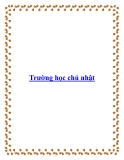 Trường học chủ nhật