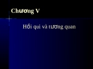 Hồi qui và tương quan