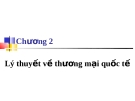 Lý thuyết về thương mại quốc tế