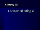 Các tham số trong thống kê 