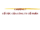 CỔ TỨC CỦA CÔNG TY CỔ PHẦN