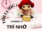 Bài giảng Tâm lý học - Chương 6 Trí nhớ - GV. Nguyễn Xuân Long