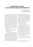Báo cáo " Quan hệ Việt Nam – CHLB Đức và vai trò của cộng đồng người Việt Nam ở Đức."