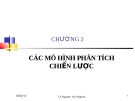 CÁC MÔ HÌNH PHÂN TÍCH CHIẾN LƯỢC