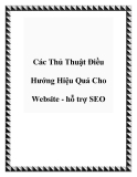 Các Thủ Thuật Điều Hướng Hiệu Quả Cho Website - hỗ trợ SEO