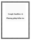 Google Sandbox và Phương pháp kiểm tra