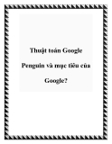 Thuật toán Google Penguin và mục tiêu của Google?