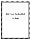 Thủ Thuật Tạo Backlink An Toàn