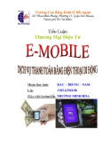 Tiểu luận:DỊCH VỤ THANH TOÁN BẰNG ĐIỆN THOẠI DI ĐỘNG – EMOBILE 