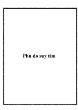 Phù do suy tim