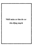 Nhồi máu cơ tim do xơ vữa động mạch