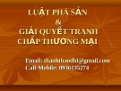 Giải quyết tranh chấp thương mại