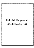 Tính cách liên quan với viêm loét đường ruột