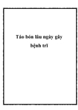 Táo bón lâu ngày gây bệnh trĩ