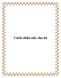 Cách chữa nấc cho bé