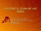 Quan hệ lao động