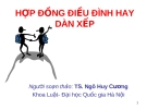 HỢP ĐỒNG ĐIỀU ĐÌNH HAY DÀN XẾP