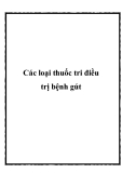 Các loại thuốc tri điều trị bệnh gút