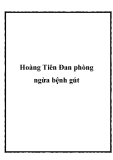 Hoàng Tiên Đan phòng ngừa bệnh gút