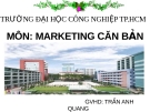 Đề tài: Tìm hiểu về các công việc/nhiệm vụ trong các lĩnh vực/ ngành nghề  liên quan đến Marketing