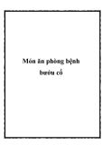 Món ăn phòng bệnh bướu cổ