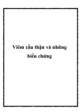 Viêm cầu thận và những biến chứng