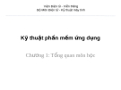 Kỹ thuật phần mềm ứng dụng - Chương 1: Tổng quan môn học