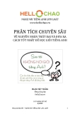 PHÂN TÍCH CHUYÊN SÂU VỀ NGUYÊN NHÂN THẤT BẠI VÀ ĐƯA RA CÁCH TỐT NHẤT ĐỂ HỌC GIỎI TIẾNG ANH