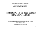 Một số khái niệm tổng quát về dự án và quản lý dự án