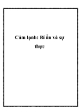 Cảm lạnh: Bí ẩn và sự thực