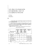 Báo cáo " Thích ứng của phạm nhân với chế độ sinh hoạt và lao động tại trại giam"