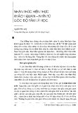 Báo cáo " Nhận thức hiện thực khách quan- nhìn từ góc độ tâm lý học"