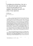 Báo cáo " Tư tưởng đại hội Đảng lần thứ X về vấn đề phát hiện - bồi dưỡng- trọng dụng nhân tài và những vấn đề đặt ra đối với tâm lý học quân sự"