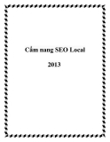 Cẩm nang SEO Local 2013