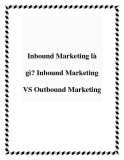 Inbound Marketing là gì? Inbound Marketing VS Outbound Marketing