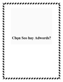 Chọn Seo hay Adwords?